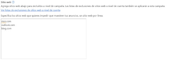 Como desativar a rede de público no Microsoft Ads