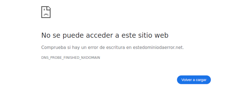 Error DNS