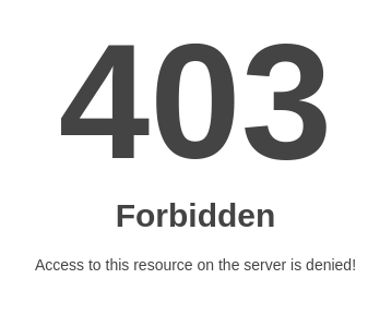 403 Error Forbidden