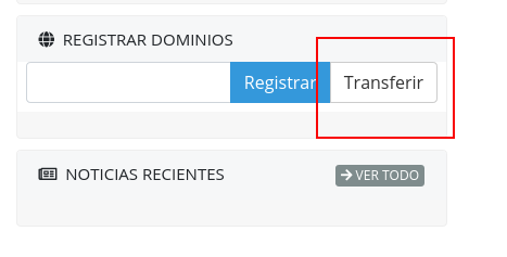 Transferir dominios - Registros.com